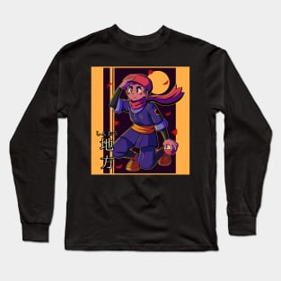 Retro Vaporwave 80s anime aesthetic Long Sleeve T-Shirt